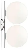 Lampy sufitowe - Flos - IC C/W1 Double Lampa Sufitowa/Ścienna w Kolorze Chromu Flos - miniaturka - grafika 1