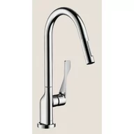 Baterie kuchenne - Hansgrohe 39832800 Citterio Jednouchwytowa bateria kuchenna 250 z wyciąganą wylewką stal szlachetna - miniaturka - grafika 1