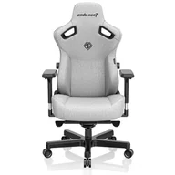 Fotele gamingowe - Anda Seat Kaiser 3 L Gamingowy do 150kg Tkanina Szary - miniaturka - grafika 1