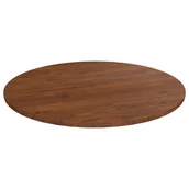Blaty meblowe i parapety okienne - Okrągły blat do stolika, ciemnobrązowy, Ø60x1,5 cm, lity dąb - miniaturka - grafika 1