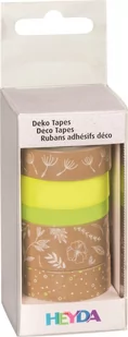 Taśma dekoracyjna, liście zielone, 5 sztuk - Wielkanoc - miniaturka - grafika 1
