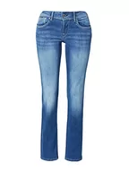 Spodnie damskie - Pepe Jeans jeansy damskie saturn, 000 Denim (Hn6), 24W / 32L - miniaturka - grafika 1