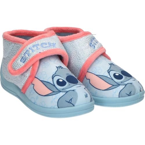 CERDÁ LIFE'S LITTLE MOMENTS Oficjalnie licencjonowane kapcie do połowy butów Wygodne, miękkie i antypoślizgowe kapcie Stitch, Ścieg, 30 EU