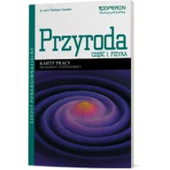 Podręczniki dla liceum - Operon Ciekawi świata Przyroda Fizyka Karty pracy Przedmiot uzupełniający, część 1. Klasa 1-3 Szkoły ponadgimnazjalne Fizyka - Ewa Przysiecka - miniaturka - grafika 1