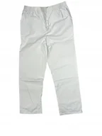 Spodnie damskie - Spodnie damskie materiałowe białe Tog Shop 48 - miniaturka - grafika 1