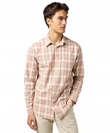 Koszule męskie - Koszula Wrangler 1 PKT SHIRT 112362768 Tan S - miniaturka - grafika 1