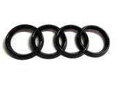 Akcesoria motoryzacyjne - EMBLEMAT na TYŁ AUDI CZARNY POŁYSK logo 216x71 mm - miniaturka - grafika 1