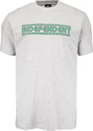 Koszulki męskie - t-shirt męski INDEPENDENT TC BAUHAUS TEE Athletic Heather - miniaturka - grafika 1