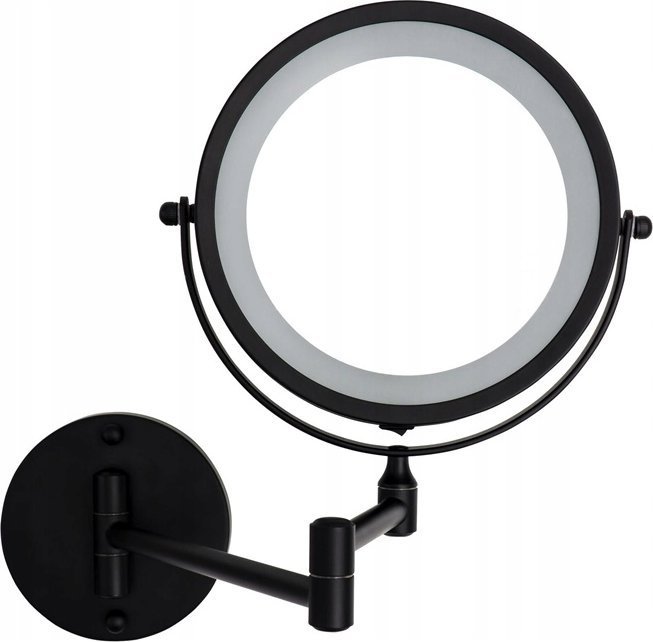 Lusterko kosmetyczne Sourcing WALL MAKE-UP MIRROR MARY M BLACK W/ LED