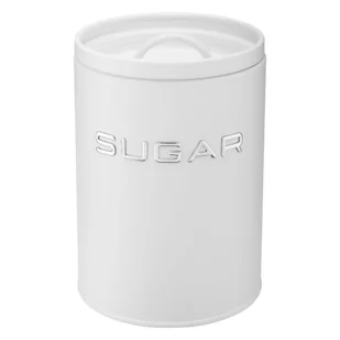 Pojemnik metalowy ALEX SUGAR biały - Pojemniki kuchenne - miniaturka - grafika 1