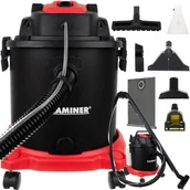 Odkurzacze przemysłowe - KAMINER Odkurzacz Przemysłowy Piorący do Tapicerki Dywanów Ssawka Zestaw Mocny 20l  - miniaturka - grafika 1