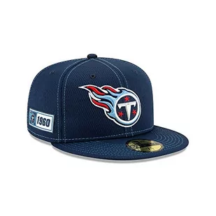 New Era Męska czapka 59thirty 59fifty - czapka Tennessee Titans niebieski Dk Blue 57 12050636 - Czapki damskie - miniaturka - grafika 1