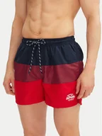 Kąpielówki męskie - Henderson Szorty kąpielowe Rival 42609 Czerwony Regular Fit - miniaturka - grafika 1
