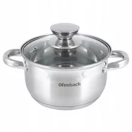 Garnki - Ofenbach Podstawowy garnek ze stali nierdz. z pokrywką 1,5L 100511 - miniaturka - grafika 1