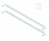 Rozdzielnie elektryczne - ETI polam Osłonki poziome niedzielone, górne i dolne, do obudów HXS, szerokość 2 (500) 001340252 001340252 - miniaturka - grafika 1