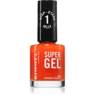 Lakiery do paznokci - Rimmel London Super Gel STEP1 Lakier do paznokci 12 ml Odcień 018 Orange Sorbet - miniaturka - grafika 1