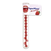Produkty na nieświeży oddech - PaperMints Cool Caps, kapsułki na świeży oddech, bez cukru, smak truskawkowy, 18 sztuk - miniaturka - grafika 1