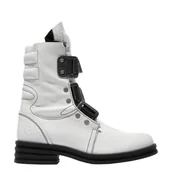 Botki damskie - Fly London Botki KIFF 682 White Rio P144682009 P144682009 - miniaturka - grafika 1