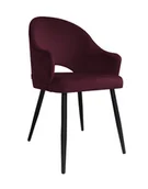 Krzesła - Krzesło Velvet noga czarna MG0 - miniaturka - grafika 1
