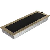 Kratki wentylacyjne - Parkanex kominkowa złoto galwaniczne żaluzja 17x49 - miniaturka - grafika 1