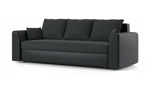 Kanapa rozkładana z funkcją spania, Paul, 230x90x75 cm, ciemny szary, czarny - Sofy i kanapy - miniaturka - grafika 1