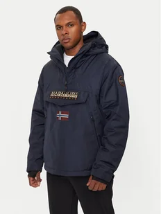 Napapijri Kurtka anorak Rainforest Next NP0A4IB9 Granatowy Regular Fit - Kurtki męskie - miniaturka - grafika 1