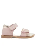 Buty dla dziewczynek - Lasocki Kids Sandały HAPPY CI12-2644-10 Beżowy - miniaturka - grafika 1