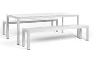Meble ogrodowe - NARDI Rio Bench Bianco - miniaturka - grafika 1
