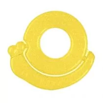 Babyono Żelowy gryzak dla niemowląt ślimak - żółty - Gryzaki dla dzieci - miniaturka - grafika 1