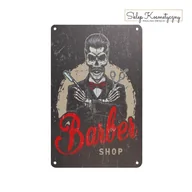 Wyposażenie studia tatuażu - Tablica ozdobna barber B081 - miniaturka - grafika 1