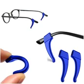 Akcesoria do okularów - Stopery silikonowe antypoślizgowe na okulary - GRANATOWE - miniaturka - grafika 1