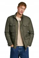 Kurtki męskie - PEPE JEANS KURTKA MĘSKA KHAKI PRZEJŚCIOWA L JYB - miniaturka - grafika 1