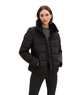 TOM TAILOR Damska kurtka 1037564, 14482-Deep Black, S, 14482 – Deep Black, S - Kurtki damskie - miniaturka - grafika 1