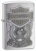 Trafika - Zippo, Zapalniczka, Harley-Davidson Made In USA, Brushed Chrome - miniaturka - grafika 1