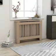 Akcesoria grzewcze - vidaXL Osłona na kaloryfer, 112x19x81 cm, MDF - miniaturka - grafika 1