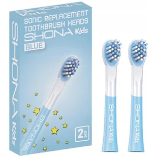 SHONA Vision Kids (2 szt.) Niebieski - Końcówki do szczoteczek elektrycznych - miniaturka - grafika 1