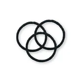 Ozdoby do włosów - Top Choice Akcesoria do włosów Gumki do włosów (66214) 1 op.-10szt - miniaturka - grafika 1