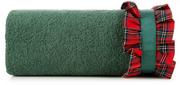 Ręczniki - Ręcznik 50X90 Santa 1 Zielony Świąteczny Frotte New - miniaturka - grafika 1
