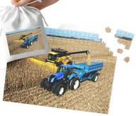 Puzzle - PUZZLE - TRAKTOR CIĄGNIK WZORY DLA MAŁYCH ROLNIKÓW 24el + WORECZEK - miniaturka - grafika 1