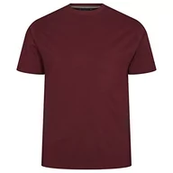 Koszulki męskie - North 56-4 T-shirt męski, czerwony (Bordeaux 0380), 5XL - miniaturka - grafika 1
