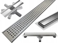 Odpływy liniowe - Mexen Flat 360° M08 odpływ liniowy obrotowy 100 cm chrom - 1025100-40 - miniaturka - grafika 1