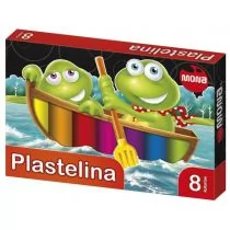 Mona PLASTELINA 8 KOL 300340 AP300340 - Masy plastyczne - miniaturka - grafika 2