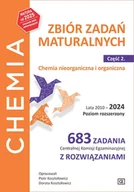 Podręczniki dla liceum - Chemia. Zbiór zadań maturalnych. Lata 2010-2024. Poziom rozszerzony. 683 zadania CKE z rozwiązaniami. Część 2. Chemia nieorganiczna i organiczna - miniaturka - grafika 1