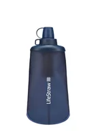 Shakery i bidony sportowe - LifeStraw Peak Squeeze, Filt do wody z miękką butelką 650ml, Mountain Blue - miniaturka - grafika 1