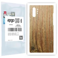 Szkła hartowane na telefon - Folia naklejka skórka strukturalna na TYŁ do Samsung Galaxy Note 10+ -  Drewno Sosna Antyczna - apgo SKINS - miniaturka - grafika 1