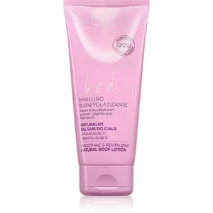 BeBio - Body Hyaluro - Smoothing & Revitalizing Natural Body Lotion - BioWygładzenie - Wygładzająco-rewitalizujący naturalny balsam do ciała - Skóra bardzo sucha - Granat, Jagody Goji - 200 ml - Balsamy i kremy do ciała - miniaturka - grafika 1