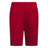 Spodenki męskie - Męskie Spodenki ADIDAS 3-STRIPES SHORT JN4742 – Czerwony - miniaturka - grafika 1