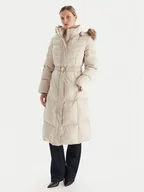 Płaszcze damskie - Guess Płaszcz zimowy W5BL29 W2802 Brązowy Regular Fit - miniaturka - grafika 1