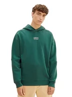 Bluzy męskie - TOM TAILOR Denim Bluza męska, 10778 – zielony Hunter Green, XXL - miniaturka - grafika 1