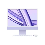 Zestawy komputerowe - Apple iMac 24" 4,5K Retina M3 8-core CPU + 10-core GPU / 16GB / 512GB SSD / Gigabit Ethernet / Fioletowy (Purple) - miniaturka - grafika 1